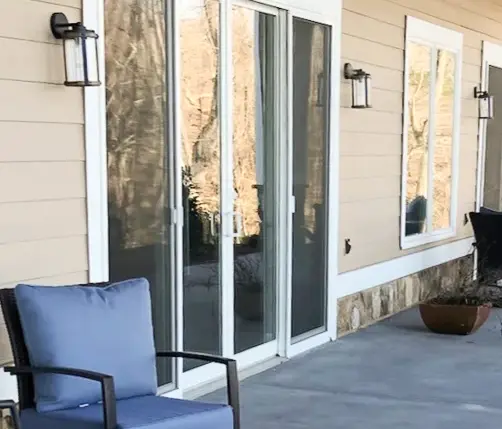 Serenity and Tranquility  patio with outdoor furniture at Riverside Bed and Breakfast.